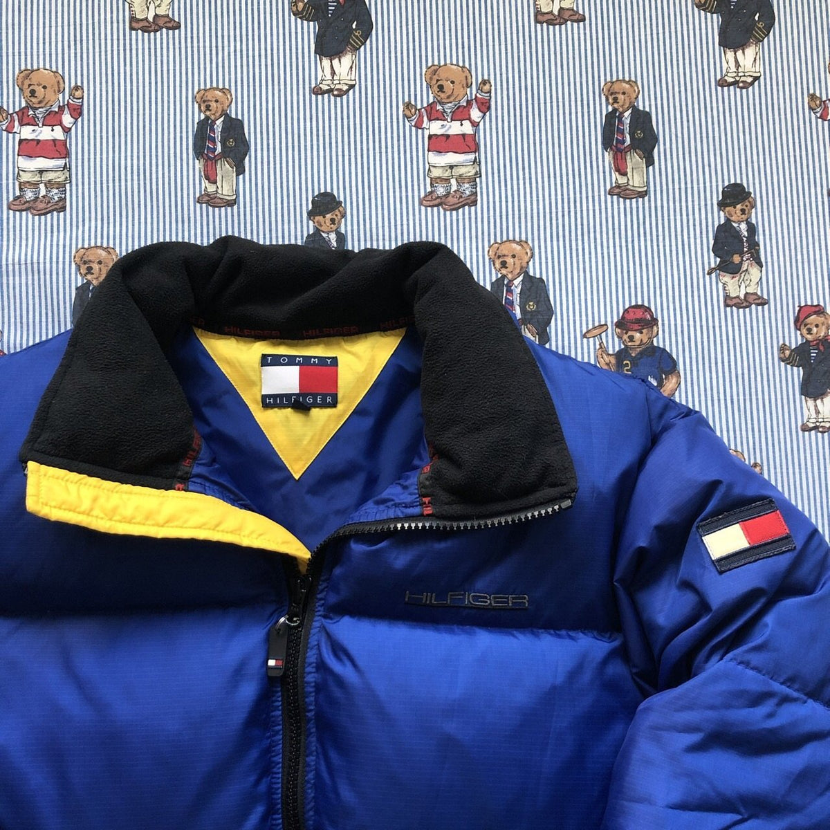 tommy hilfiger puffer jacket vintage