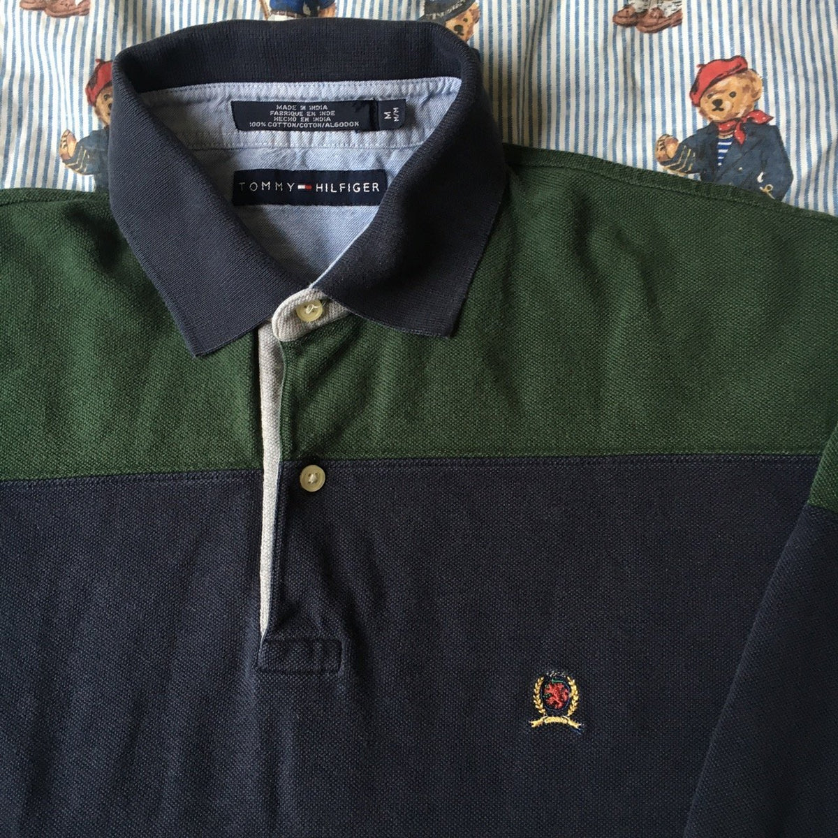 vintage tommy hilfiger long sleeve polo