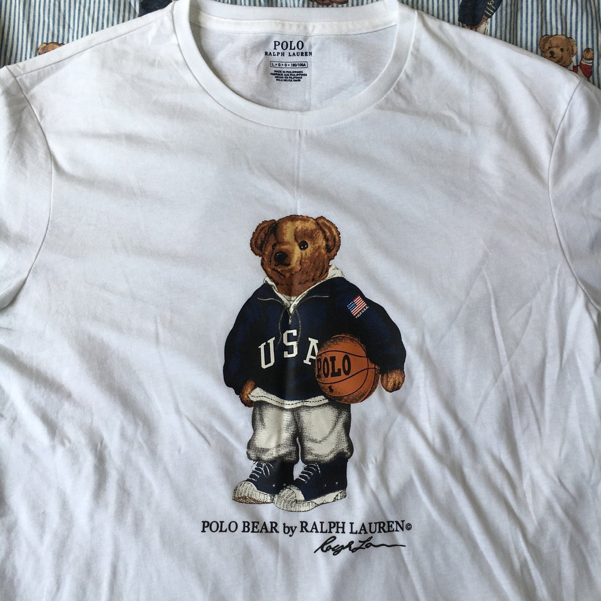 ralph lauren bear basketball