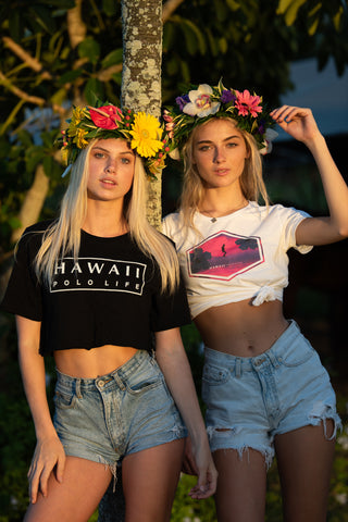 Brittan & Leah Rose wearing HPL Tees