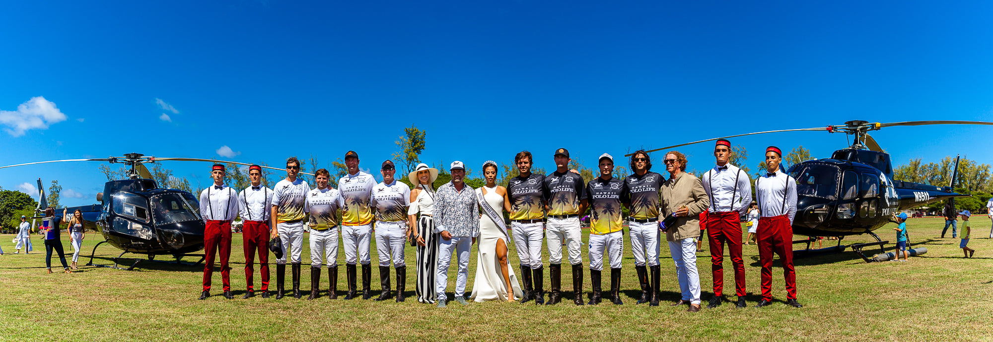 Hawaii Polo Life Spring Invitational 2018 Helicopter Shot