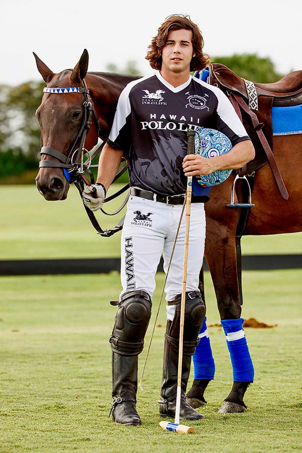 Mariano "Nano" Gracida in Hawaii Polo Life Polo Team Jersey's