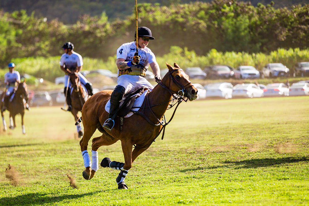 Simon Keyte at the 2017 Hawaii International Polo Association Invitational