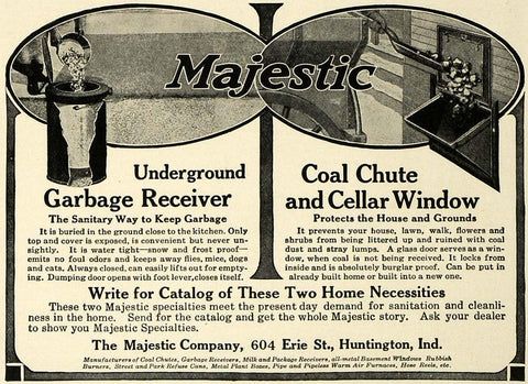 majestic garbage receiver advert