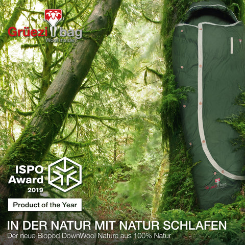 ISPO Award 2019 Product of the year: Biopod DownWool Nature