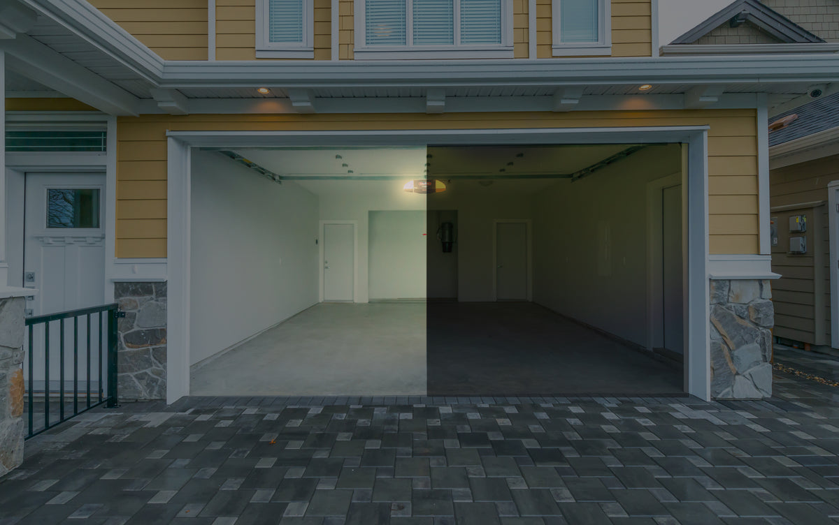 Modern Garage Door Opener Light Extension for Living room