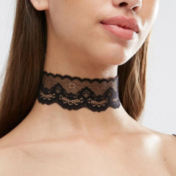 lace choker necklace