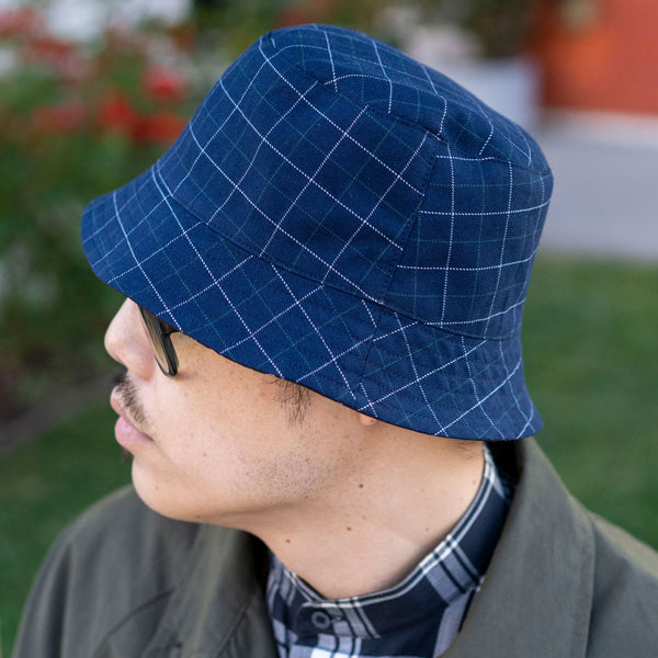 indigo blue hat