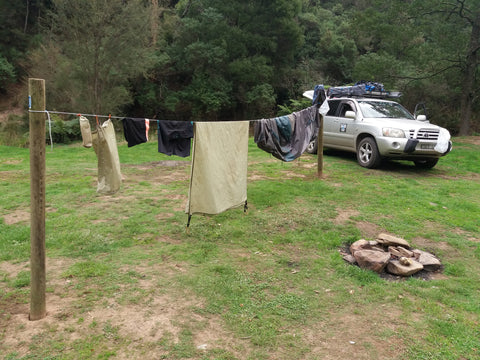 Shockloc Travel / Camping Clothesline / Washing Line. All you need is two attachment points