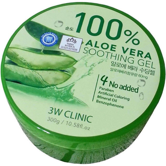 3w clinic aloe vera soothing gel