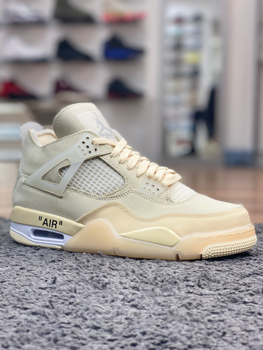 jordan 4 off white retail