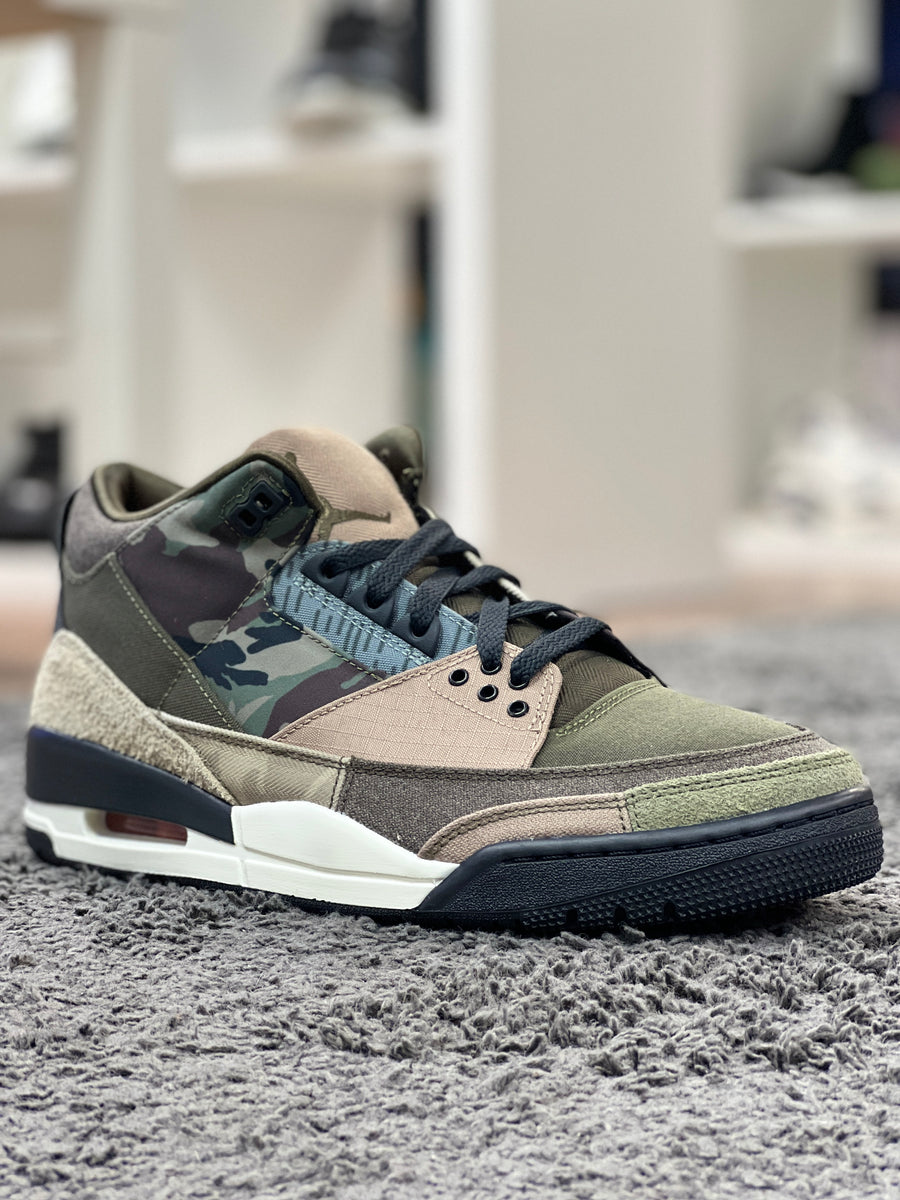 olive green jordan 3