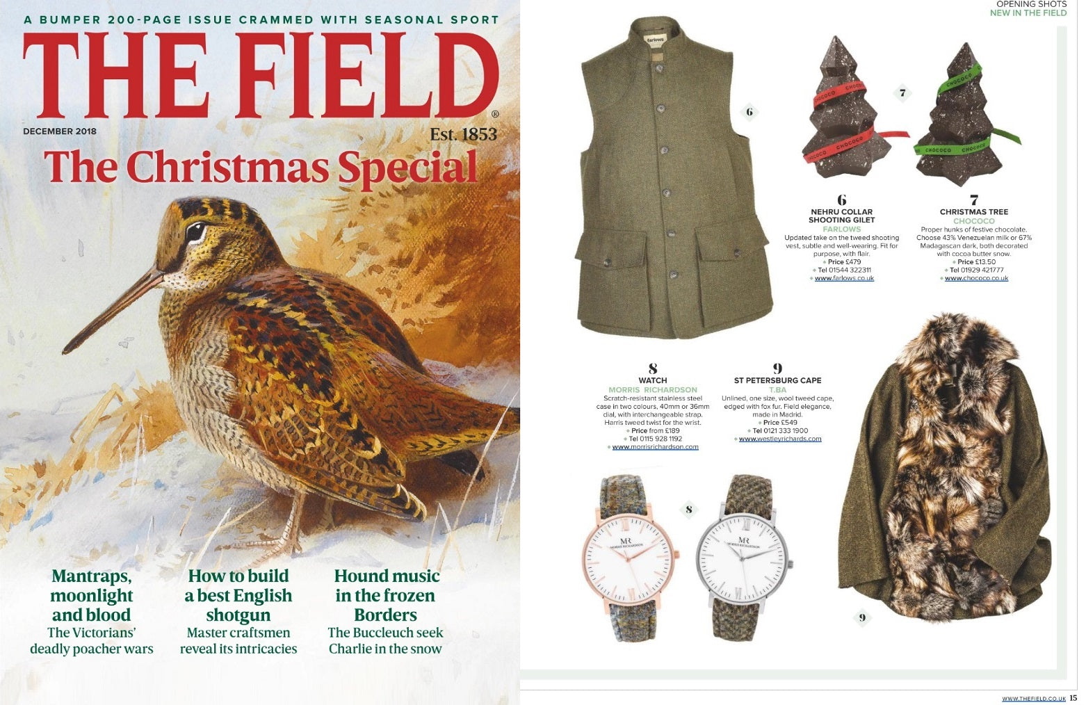 Morris Richardson's Feature In The Field Magazine