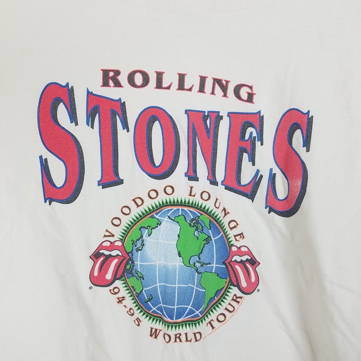 Vintage The Rolling Stones Voodoo Lounge World Tour 94-95 Mens XL