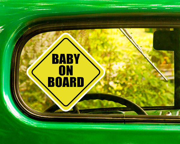 Elke week horizon Vervagen BABY ON BOARD DECALs 2 Stickers Bogo – The Sticker And Decal Mafia