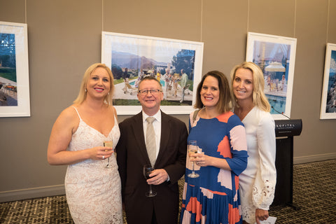 Jodie North with Tam, Ange and Sofitel Manager Terrance 