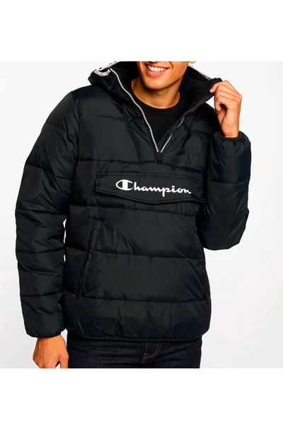 Champion 1/2 Zip Jacket Black Luxivo