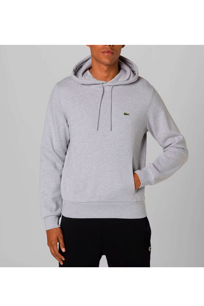 Lacoste Hoodie Cotton Grey – Luxivo