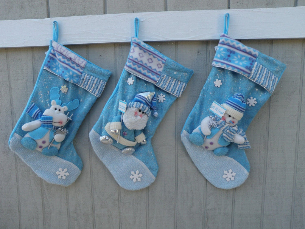 Christmas Winter Wonderland Personalized Stocking Rudolph Stocking