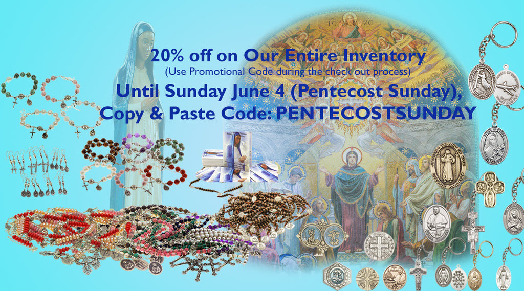 20% Discount Pentecost Sunday Promotion
