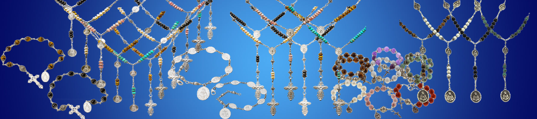 Our Sterling Silver Collection at 7 Sorrows Rosaries