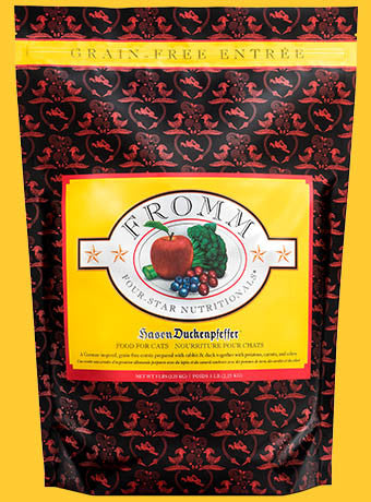 Holistic Cat Food Fromm Hasen Duckenpfeffer Four-Star Grain Free Dry 5lb