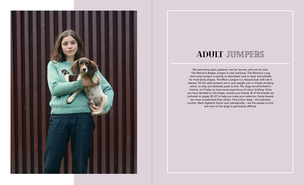 jumpers with dogs on