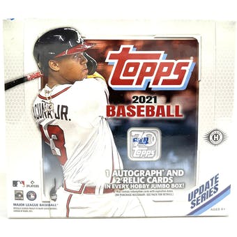 2021 Topps Update Series Jumbo Baseball Hobby Box – Wests Sports Cards