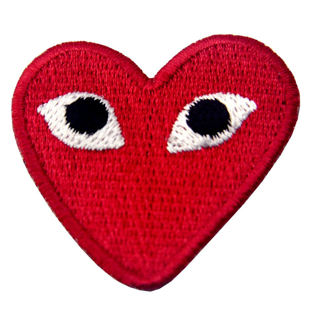 comme des garons play heart patch t-shirt