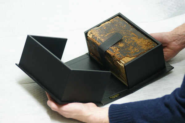 Protective Box made by The Bookbindery for German family Bible (1723)