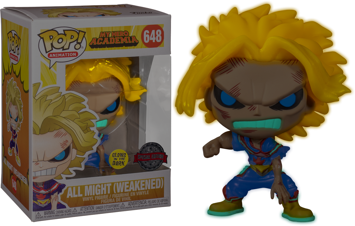 all might glow in the dark funko pop