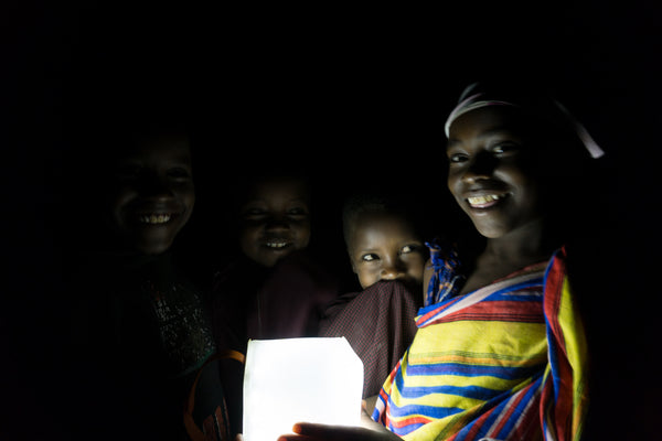 Students for Africa distribute LuminAID lights in Tanzania