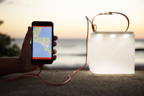 LuminAID solar phone charger and lantern