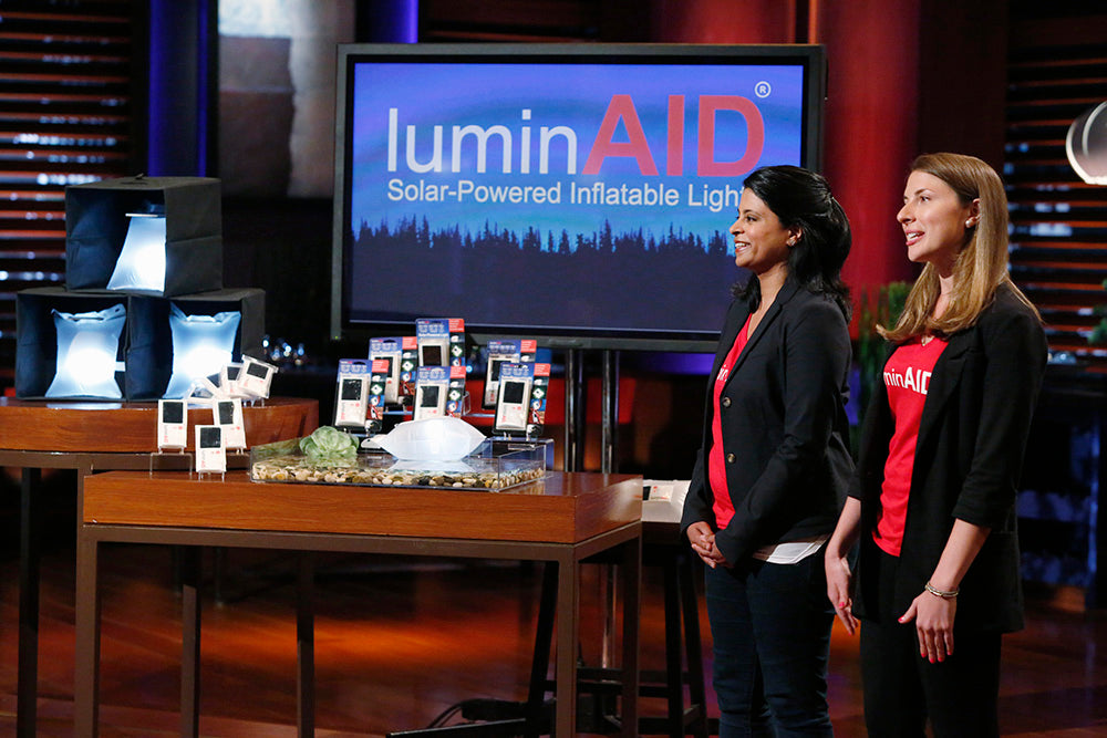 LuminAID co-founders on Shark Tank