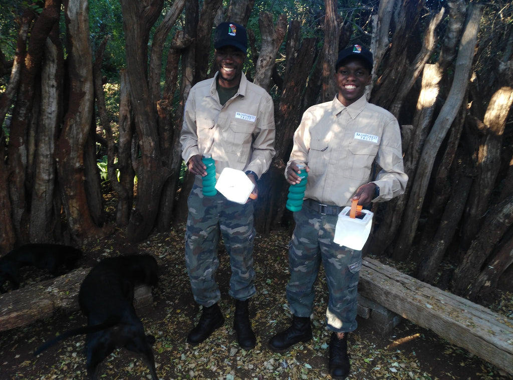 South African Forest Guardians with LuminAID lights