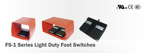 FS-1 Series Light Duty Industrial Foot Switches