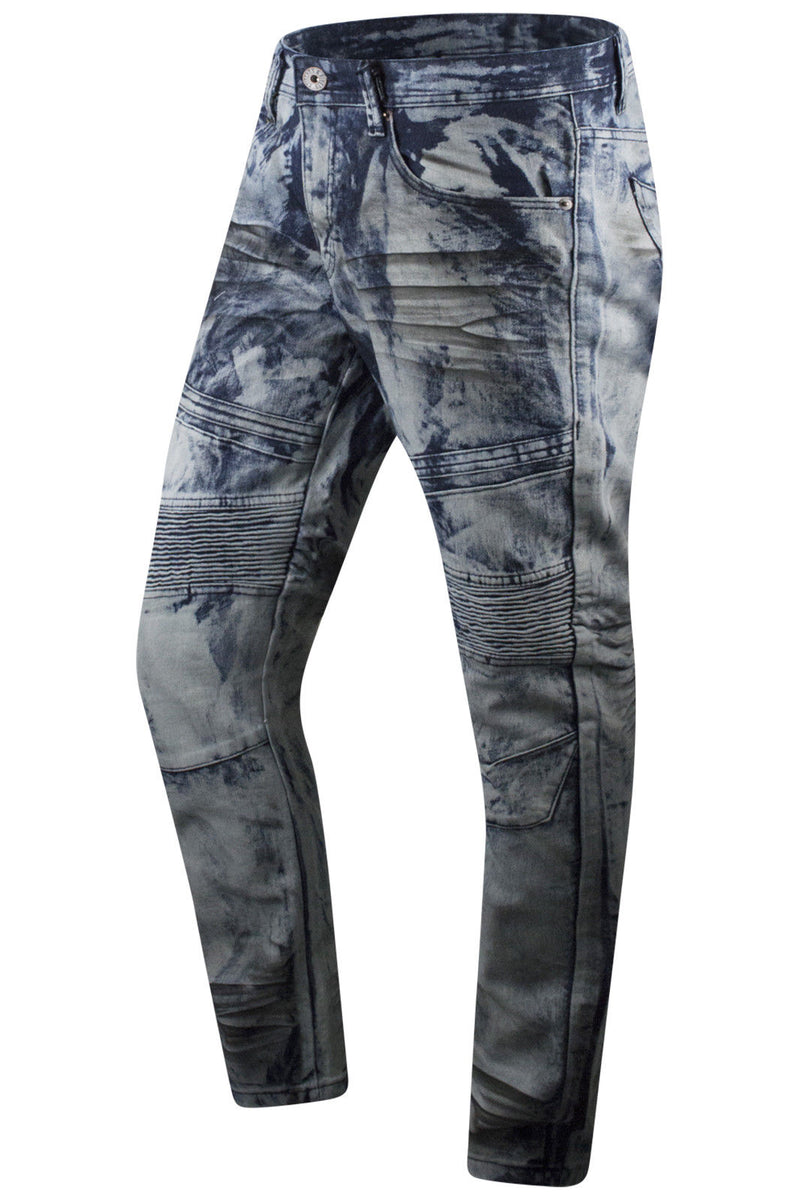 biker denim jeans