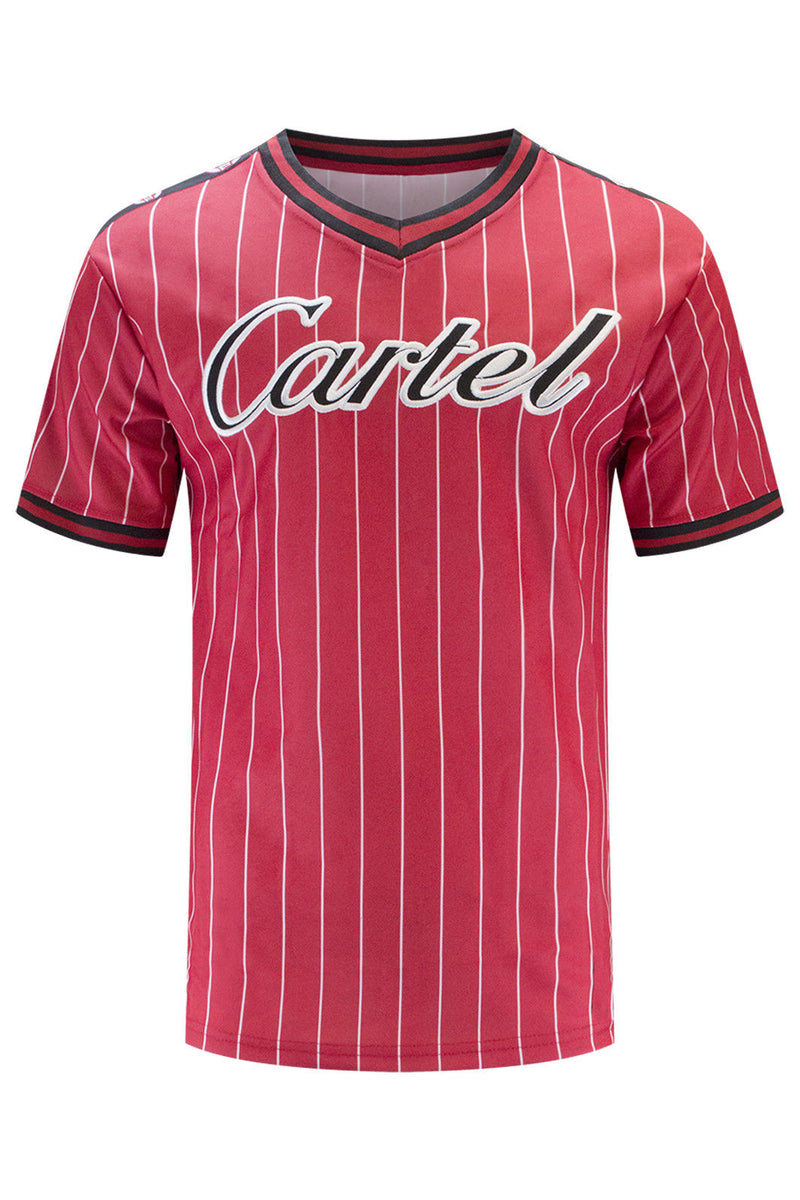 pink baseball jersey for men