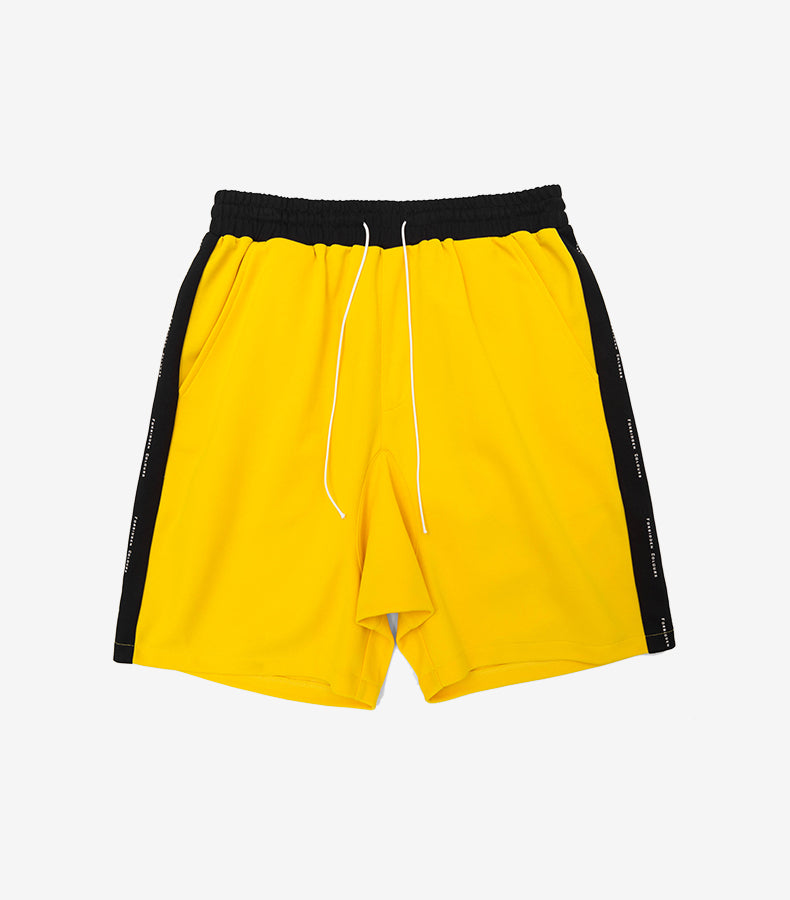 yellow sweat shorts mens