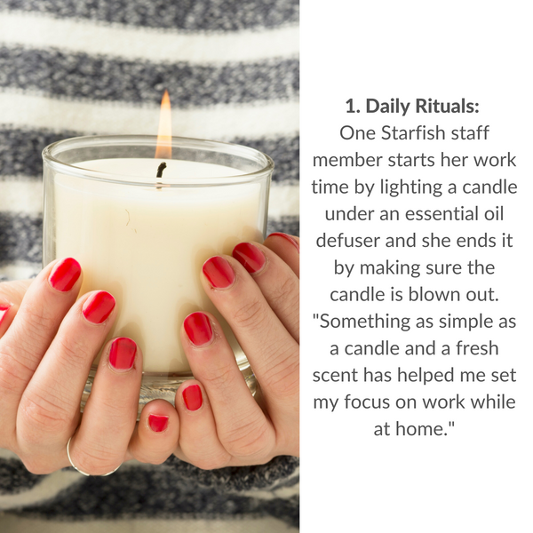 Tips for studying and working at home- rituals