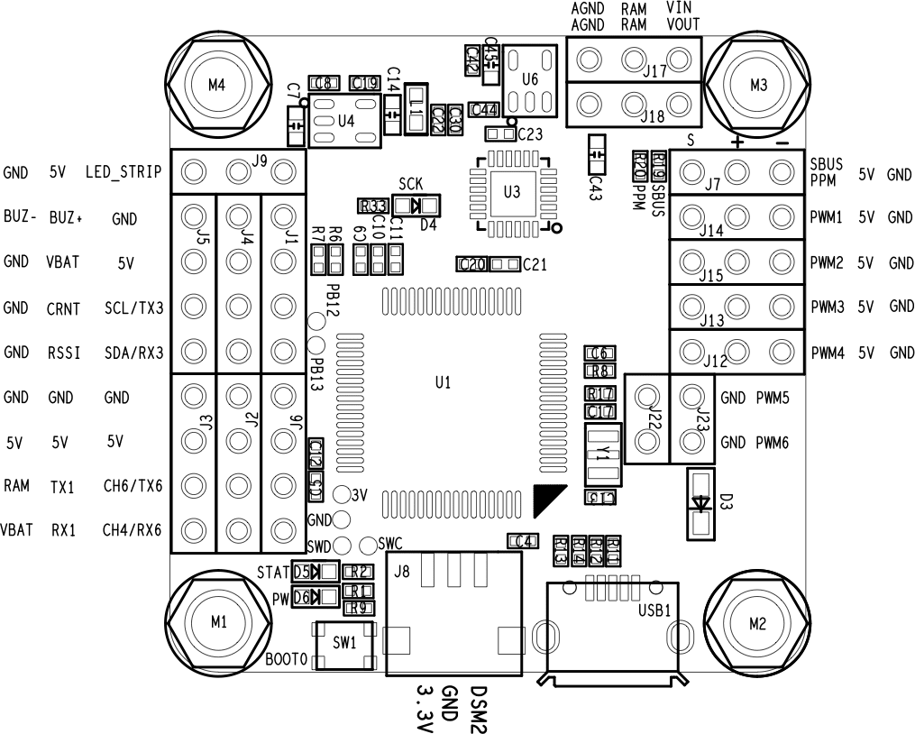 Omnibus F4   Osd Flight Controller Specs And Hookup