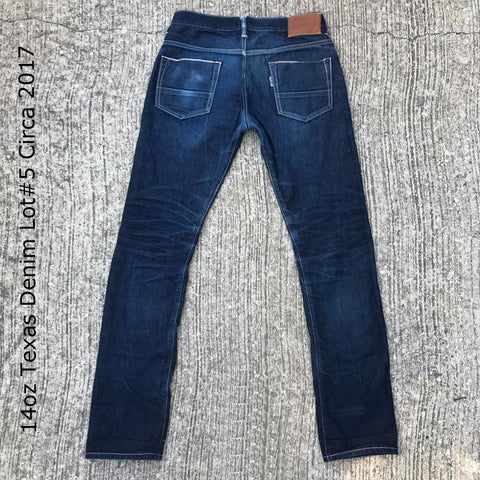 14oz Texas Denim Lot#5 Circa 2017