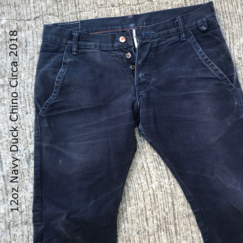 12oz Navy DUCK CNAVAS CHINO CIRCA 2018