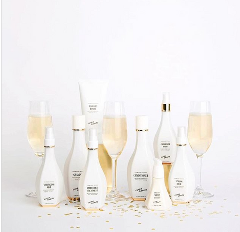 Cuvée Beauty signature bottle is inspired by Champagne. 