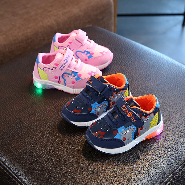 peppa pig light up sneakers