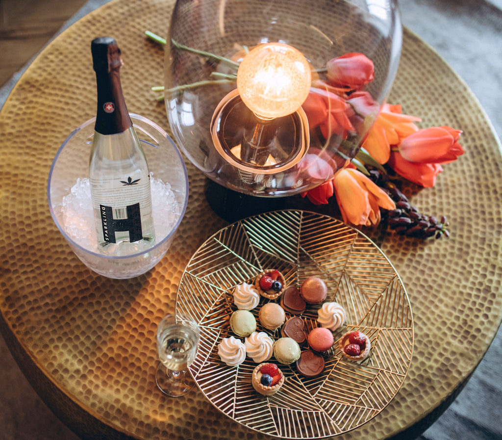 Hempfy champagne Sparkling H, best mix of cannabis and Chasselas wine