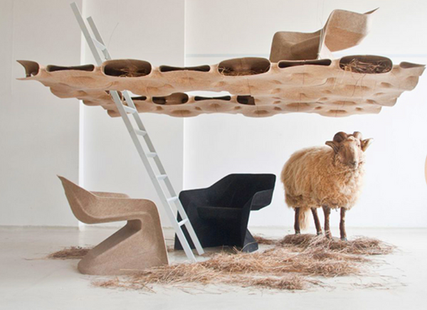Werner Aisslinger, proposed resistant and eco-friendly, Hemp Chair. 