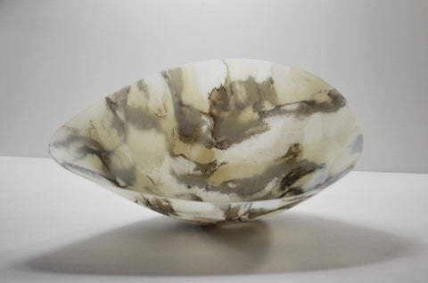 amanda simmons , large kilnformed glass vessel