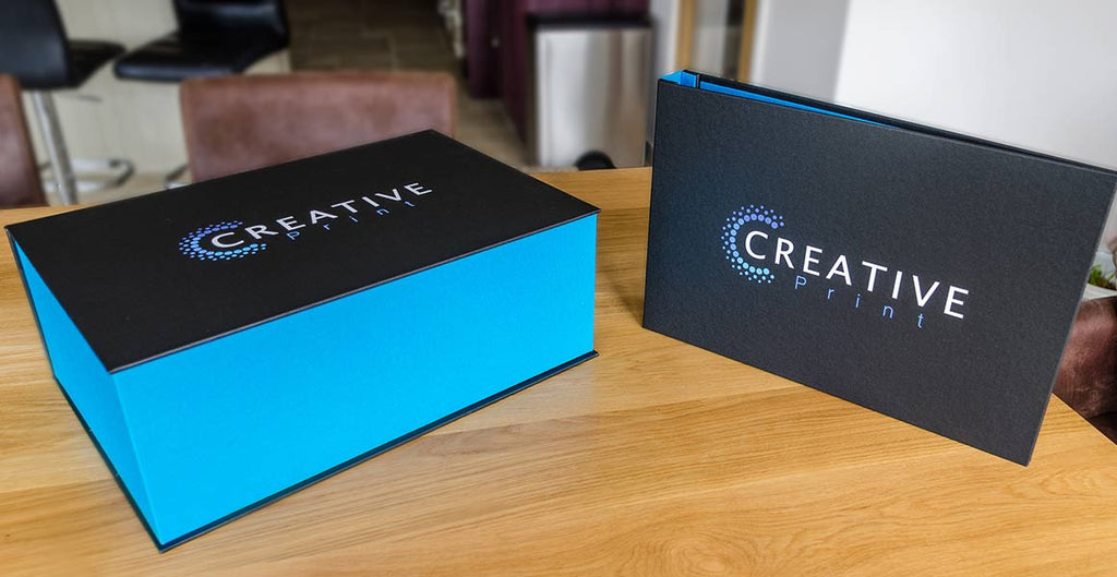 Full Colour Personalisation on Bespoke Presentation Portfolio and Box