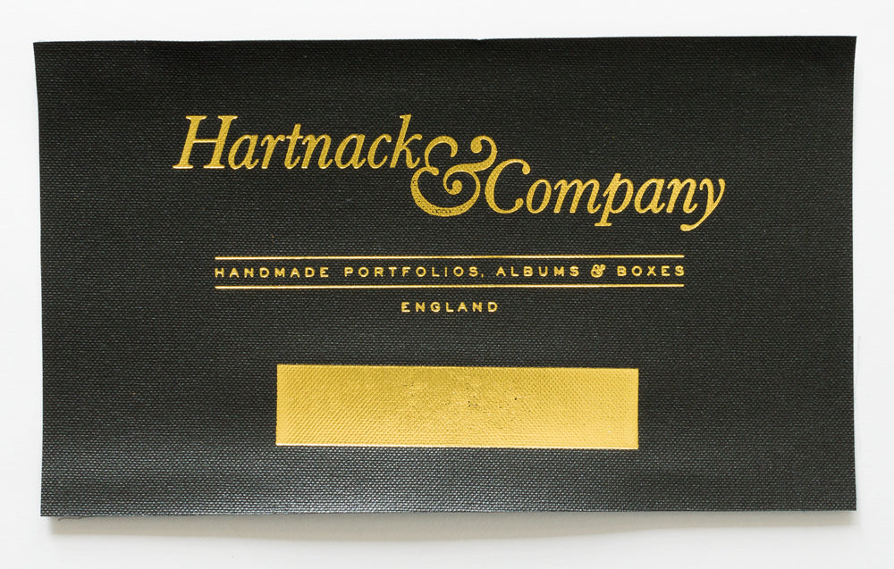 H&Co Matt Gold Metallic Foil on Black Buckram